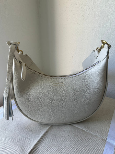 Albane Half Moon Bag in "Summer white"