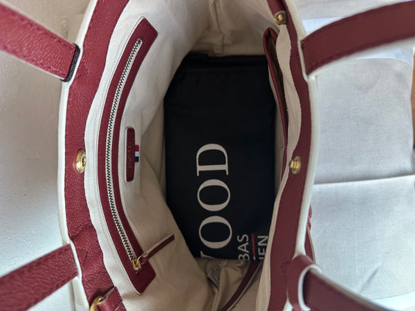 Small Shopper by Loxwood "le Cabas Parisien" in "Vintage Raspberry"