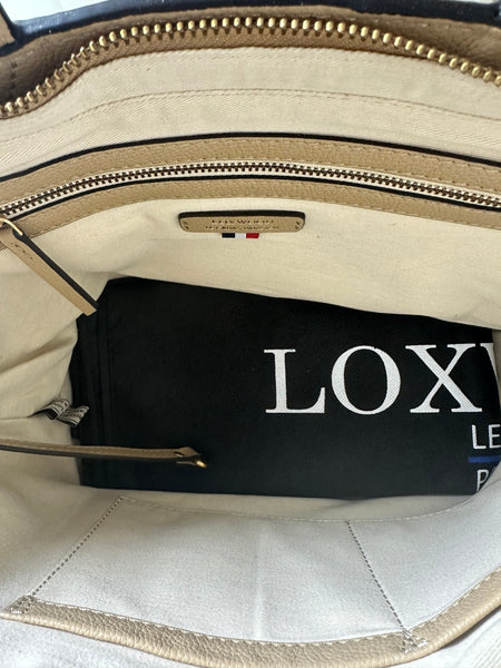 Shopper by Loxwood "le Cabas Parisien" in "Sand" zippered