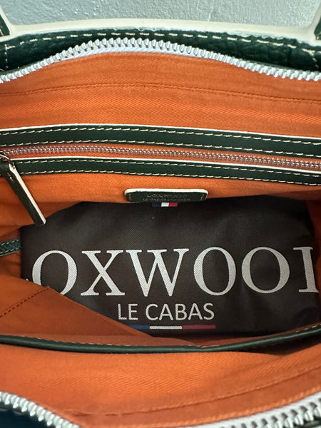 Shopper by Loxwood "le Cabas Parisien" in "Leaf Green" zippered