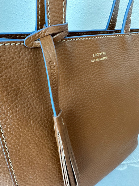 Shopper by Loxwood "le Cabas Parisien" in "Walnut brown" zippered