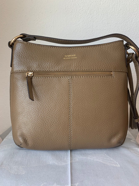 Celia Crossbody Saddle Bag by Loxwood "le Cabas Parisien" in "Taupe"