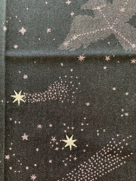 French Jacquard tea towel by Tissage Moutet "Constellations"