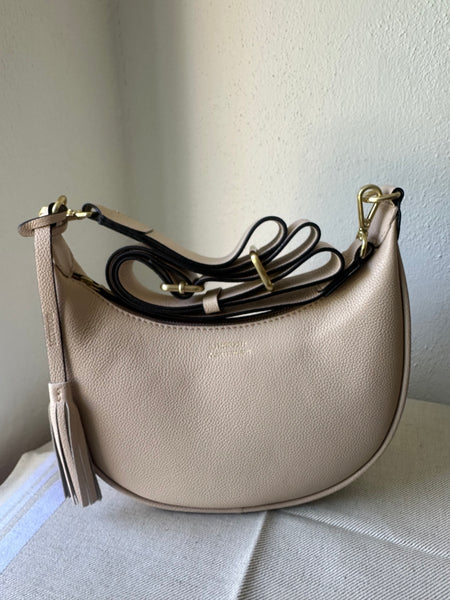 Albane Half Moon Bag in "Nude"