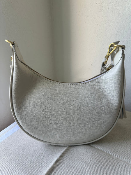 Albane Half Moon Bag in "Summer white"