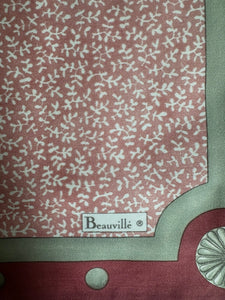 Beauvillé large dinner napkin, "Bordeaux"