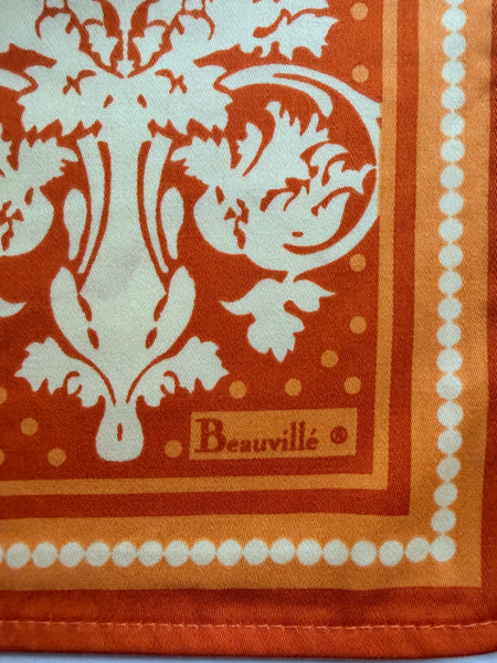 Beauvillé table runner, Orange