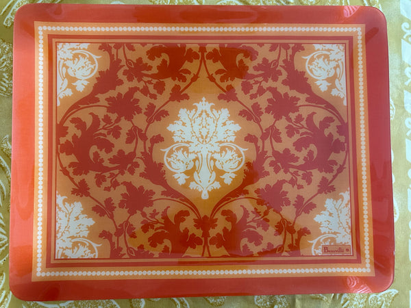 Beauvillé Serving Tray, Medium, Orange