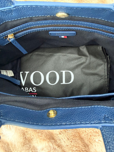 Small Shopper by Loxwood "le Cabas Parisien" in "Denim Blue Leather"