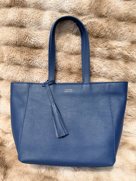 Shopper by Loxwood "le Cabas Parisien" in "Blue Jean" zippered
