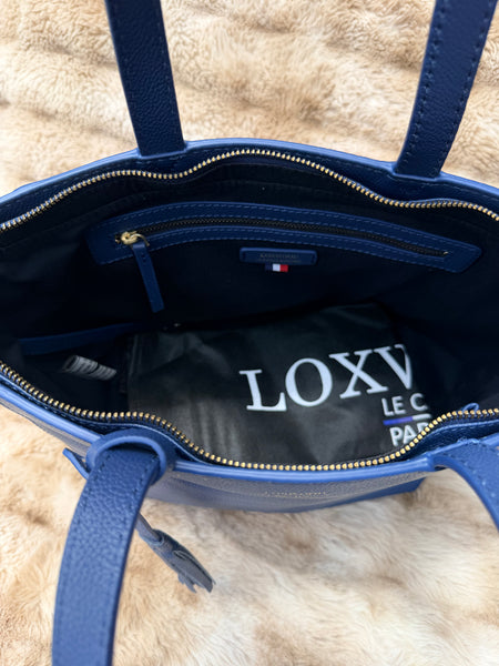 Shopper by Loxwood "le Cabas Parisien" in "Blue Jean" zippered