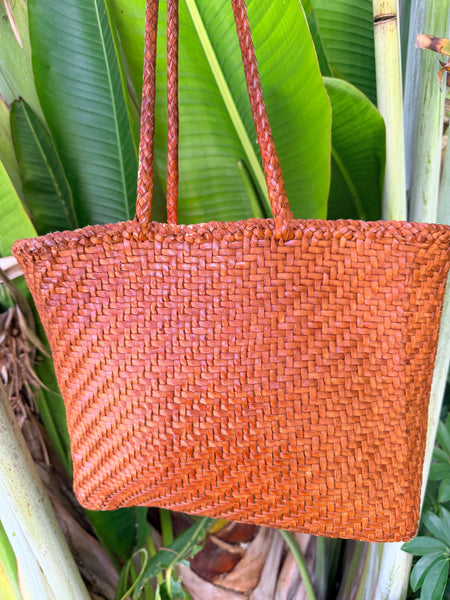Shopper by Loxwood Artisanal Woven Buffalo leather