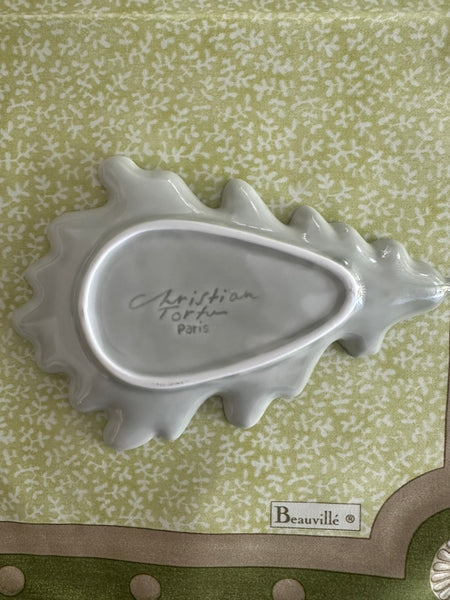 Christian Tortu small leaf dish