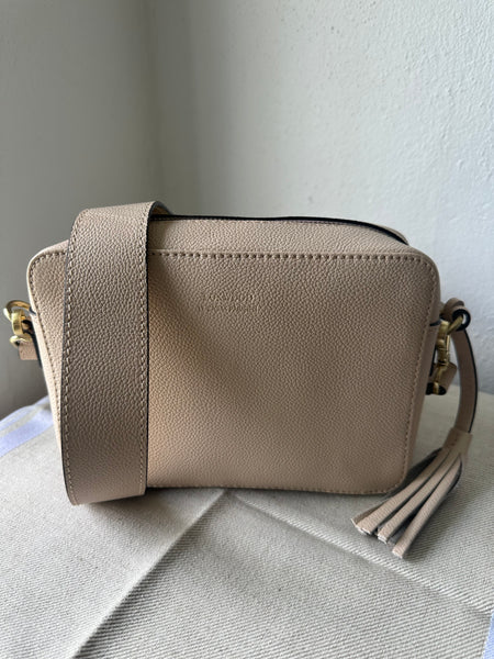 Camera bag by Loxwood in "Nude" with wide shoulder strap
