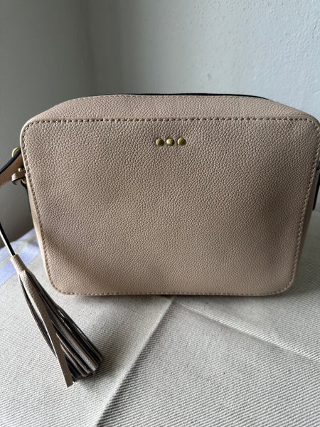 Camera bag by Loxwood in "Nude" with wide shoulder strap