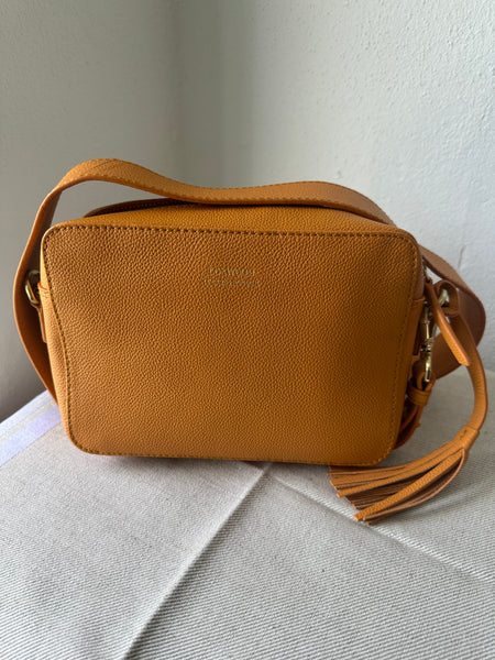Camera bag by Loxwood in "Saffron" with wide shoulder strap