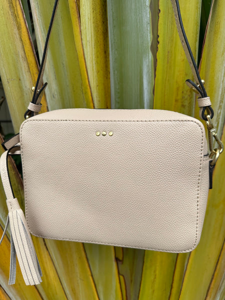 Camera bag by Loxwood in "Nude" with wide shoulder strap