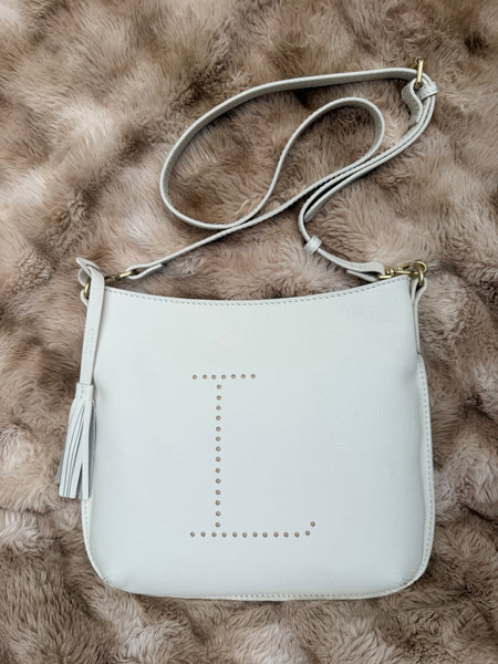 Celia Crossbody Saddle Bag by Loxwood "le Cabas Parisien" in "Summer White"