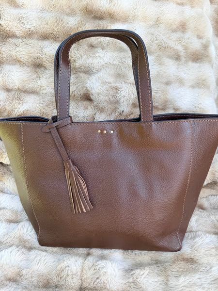 Shopper by Loxwood "le Cabas Parisien" in "Chestnut Brown"