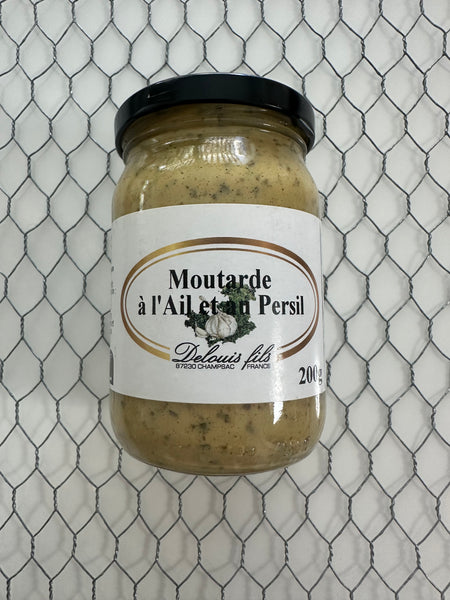 Delouis French garlic and parsley mustard