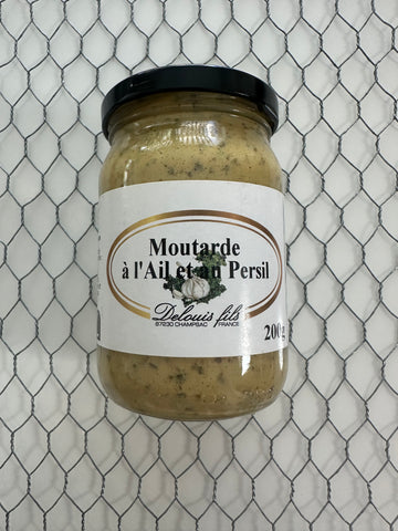 Delouis French garlic and parsley mustard
