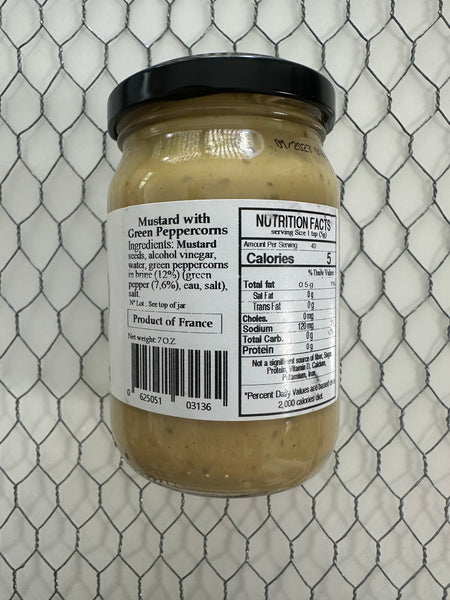 Delouis French green peppercorn mustard