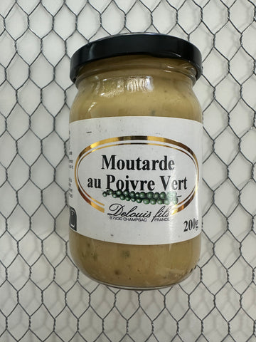 Delouis French green peppercorn mustard