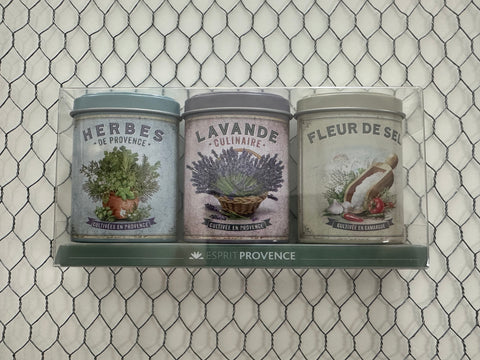 Herbes and salt seasoning set by Esprit Provence