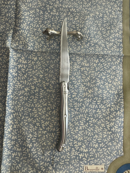Vintage knife rests lion-shaped, set of 6