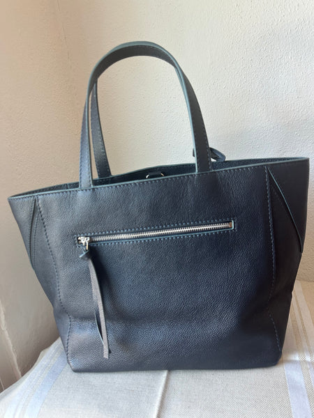 Shopper by Loxwood "le Cabas Parisien" in "Midnight Blue" Origami