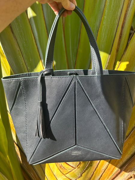 Shopper by Loxwood "le Cabas Parisien" in "Midnight Blue" Origami