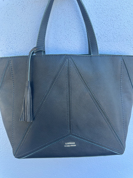 Shopper by Loxwood "le Cabas Parisien" in "Midnight Blue" Origami