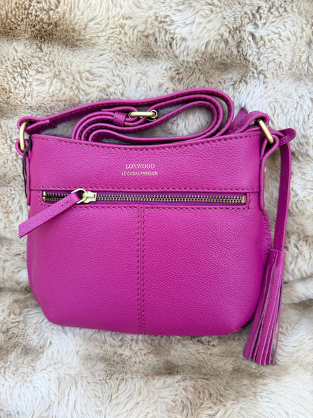 Mini Celia Crossbody Bag by Loxwood "le Cabas Parisien" in "Fuchsia"