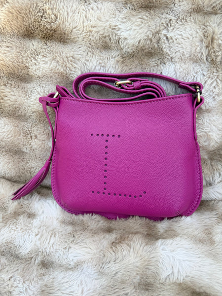 Mini Celia Crossbody Bag by Loxwood "le Cabas Parisien" in "Fuchsia"