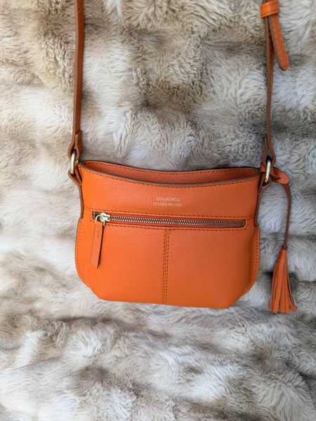 Mini Celia Crossbody Bag by Loxwood "le Cabas Parisien" in "Orange"