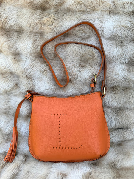 Mini Celia Crossbody Bag by Loxwood "le Cabas Parisien" in "Orange"