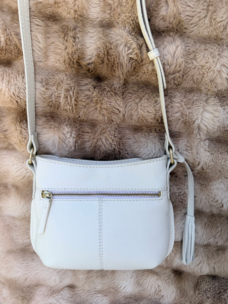 Mini Celia Crossbody Bag by Loxwood "le Cabas Parisien" in "Summer White"