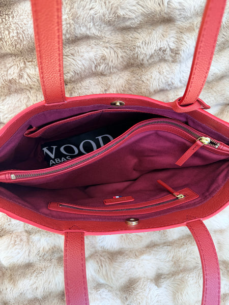 Montmartre Shopper by Loxwood "le Cabas Parisien" in "Opera Red"