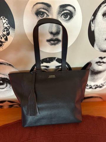 Shopper by Loxwood "le Cabas Parisien" in "Navy blue" zippered