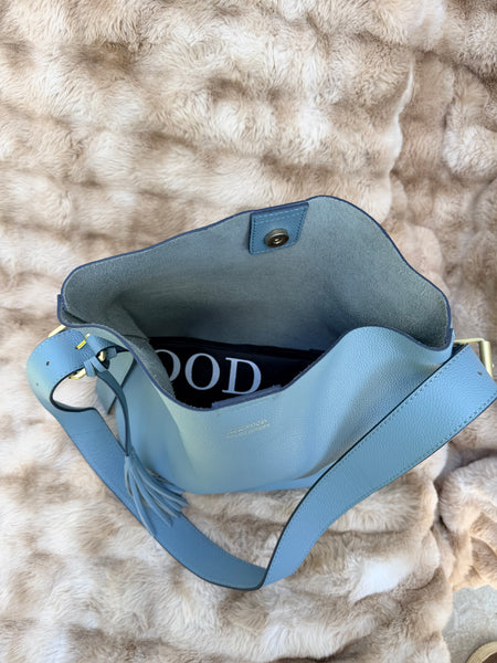 Naya Shoulder Bag by Loxwood in "Ocean Blue"