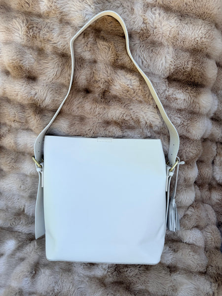 Naya Shoulder Bag by Loxwood in "Summer White"