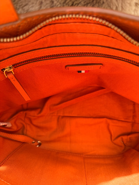 Shopper by Loxwood "le Cabas Parisien" in "Orange" zippered