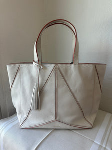 Shopper by Loxwood "le Cabas Parisien" in "Summer White" Origami