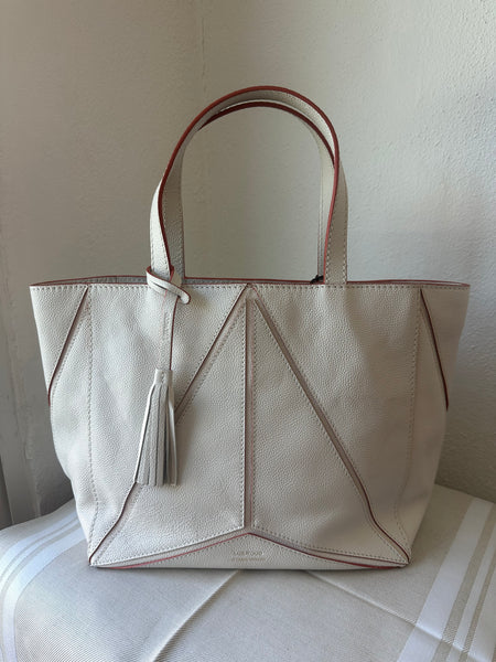 Shopper by Loxwood "le Cabas Parisien" in "Summer White" Origami