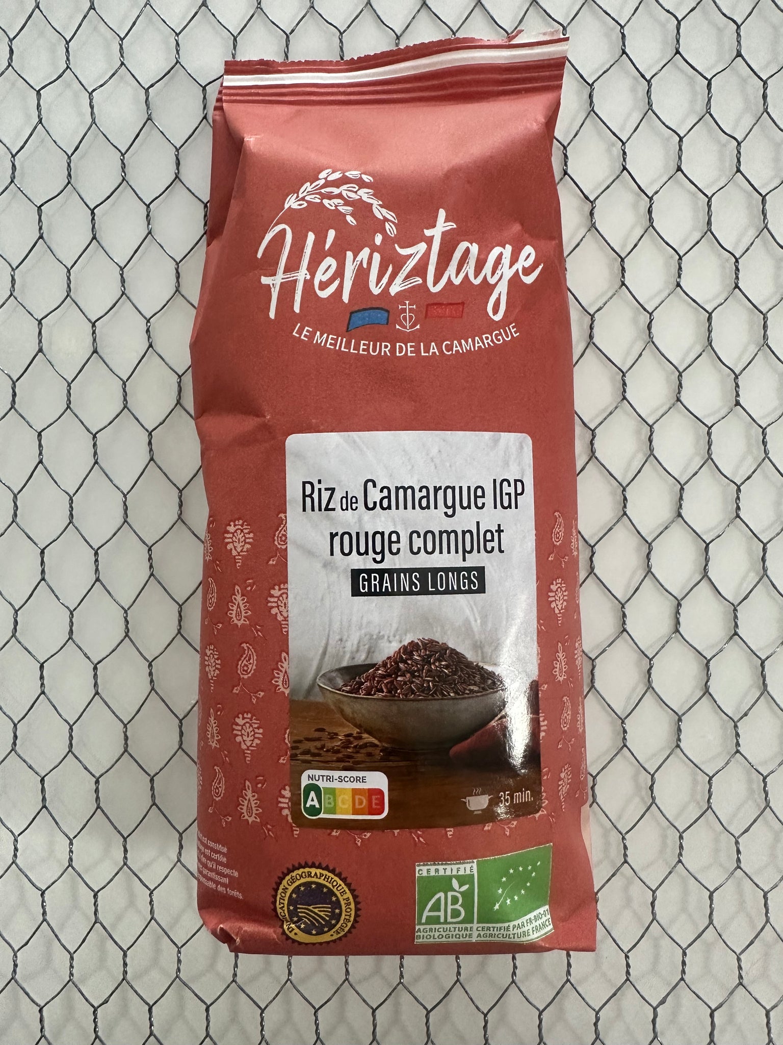 French organic red rice from the Camargue