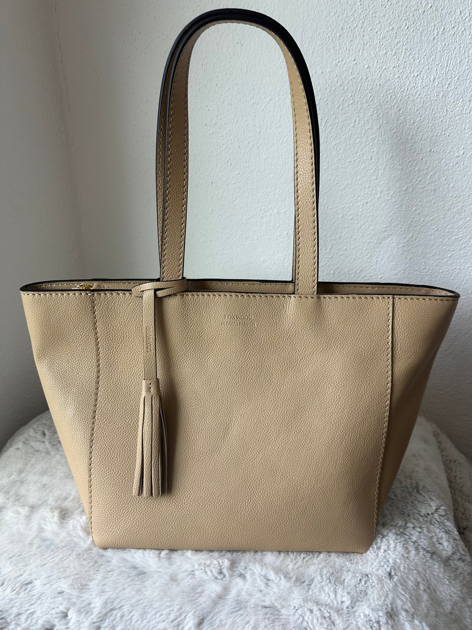 Shopper by Loxwood "le Cabas Parisien" in "Sand" zippered