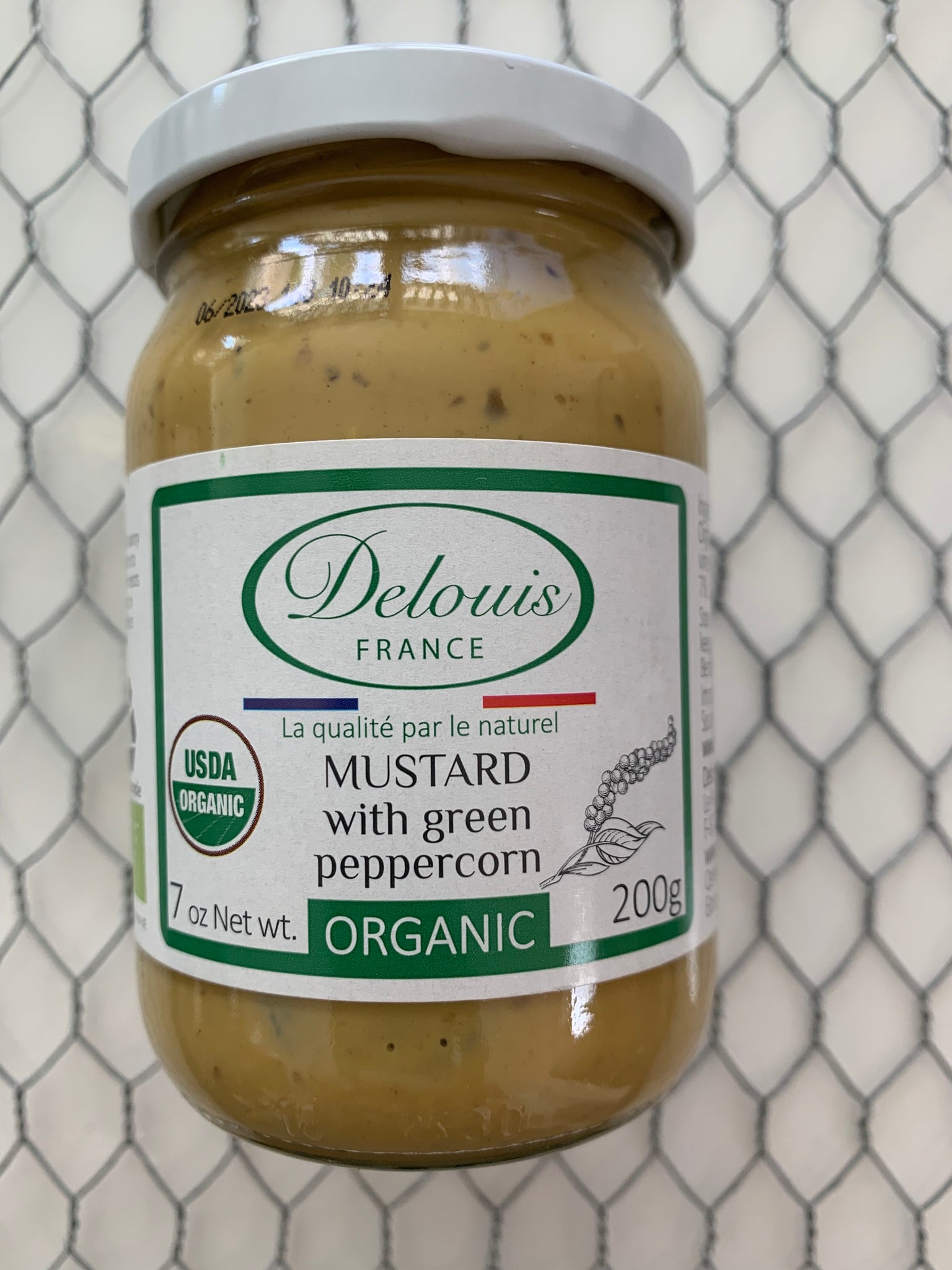 Delouis French green peppercorn mustard