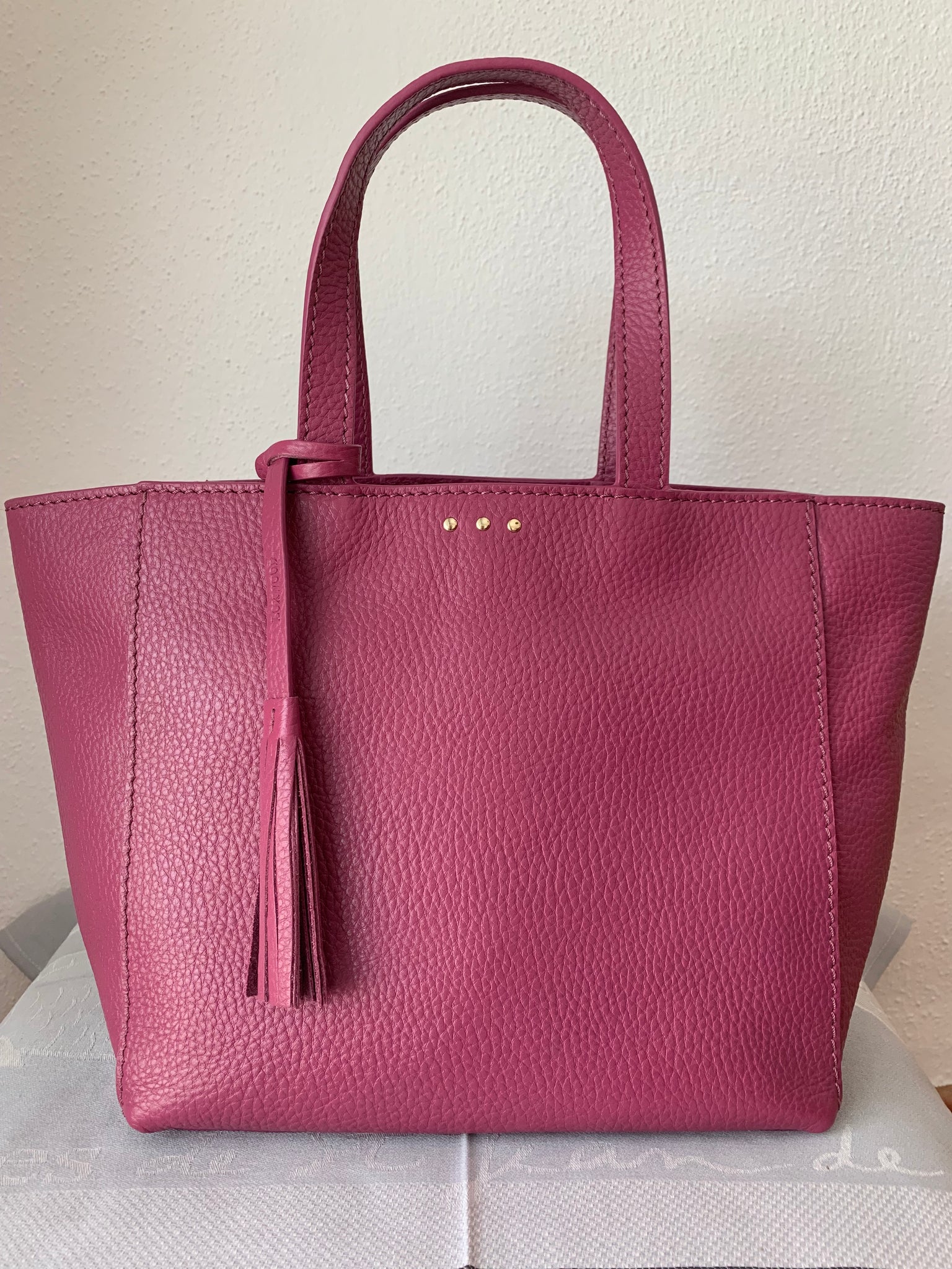 Small Shopper by Loxwood "le Cabas Parisien" in "Raspberry"